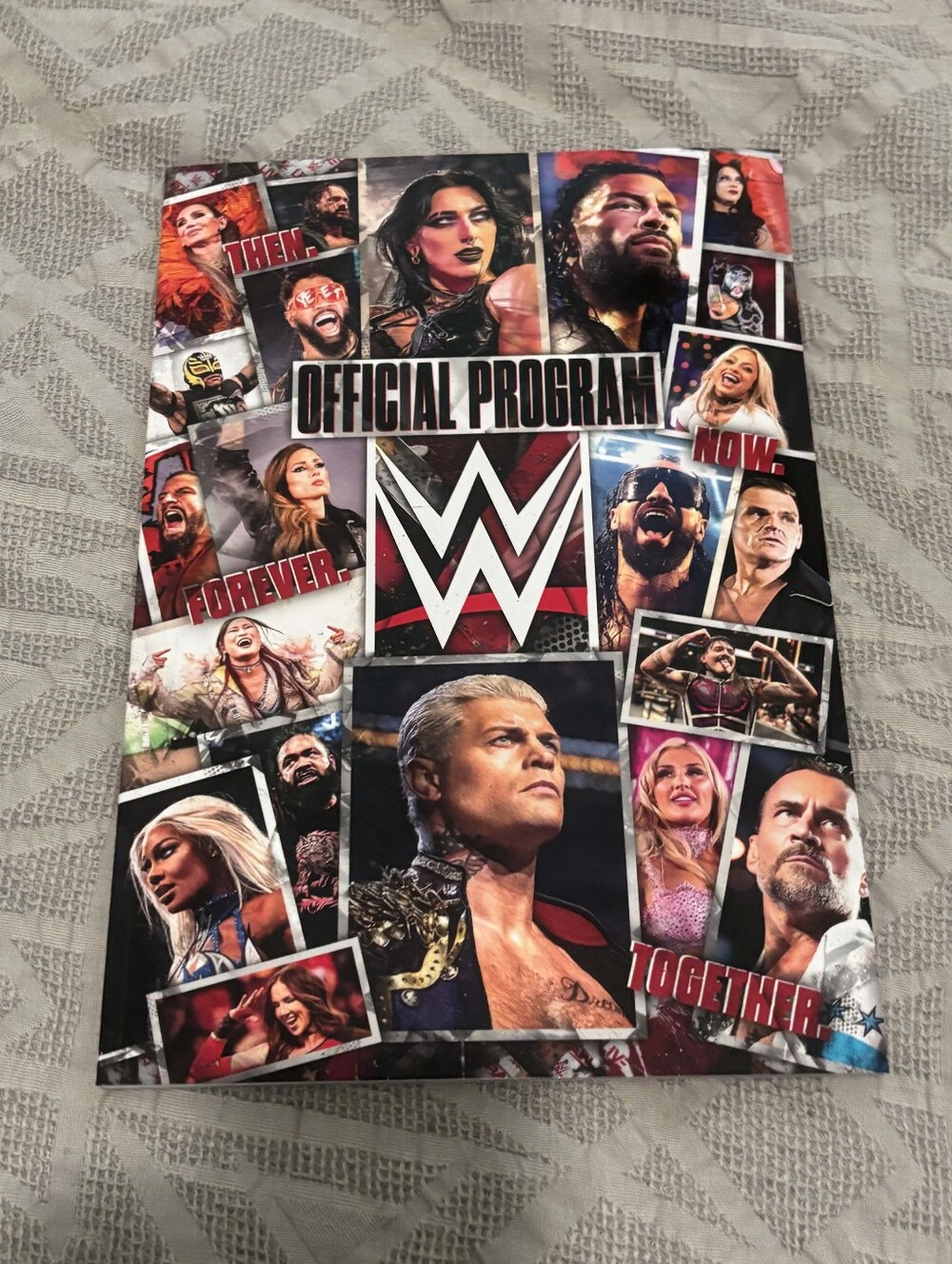 2026 WWE Official Program With John Cena Tribute